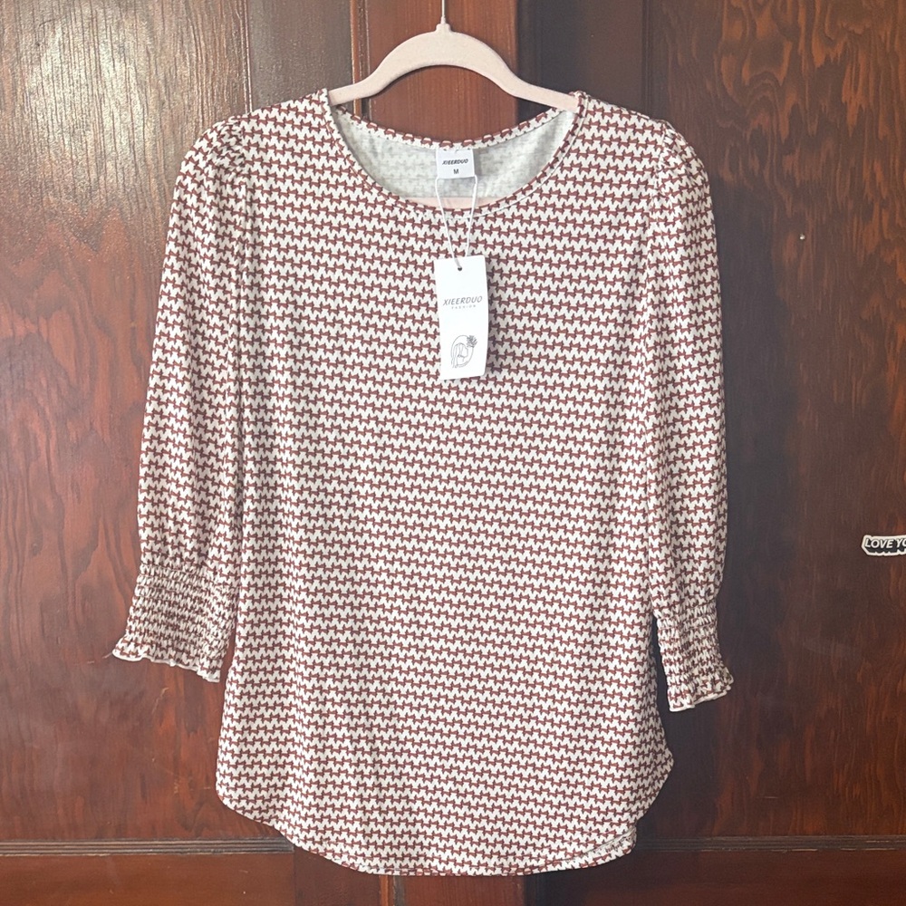 Xieerduo Patterned Women's Top